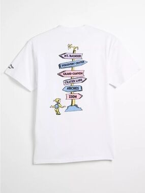 NWOT Parks Project X Dr. Seuss UO Exclusive Sign Graphic Tee Size Large